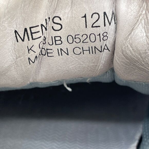 Kizik New York Shoes Mens Size 12 M Gray Leather Sneakers Hands Free Running Gym main image 6